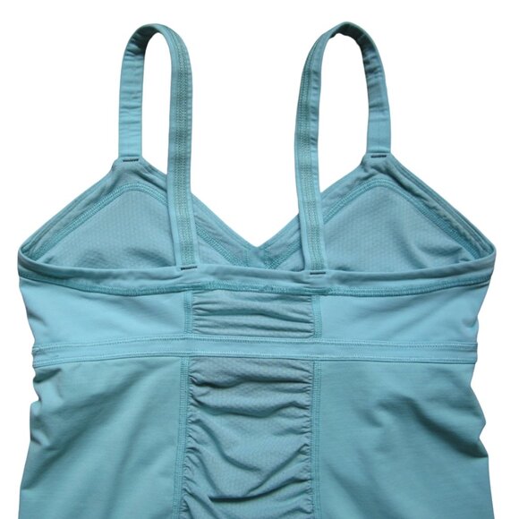 Lululemon light teal tank size 8 ptp 14.5" *GUC - Picture 5 of 8
